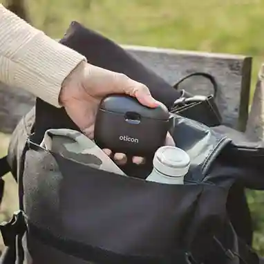 Detalhe do SmartCharger Oticon
